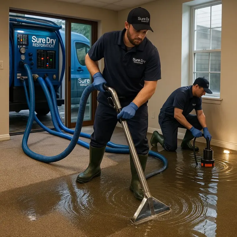 Water Extraction and Removal process in Troy, TN
